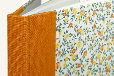 Diary Vroni orange blossoms stylish Papeterie Schreibweise